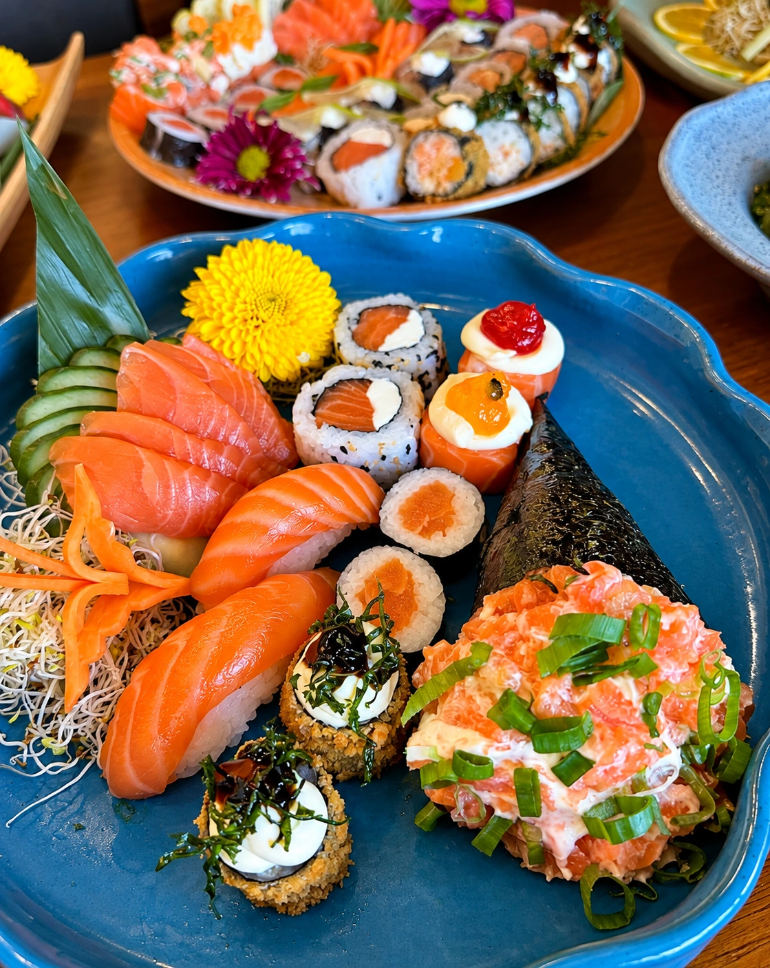 Sushis e sashimis do Sushi Amador Bueno, foto do restaurante